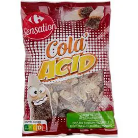 CARREFOUR SENSATION Bonbons Cola'Acid 250g