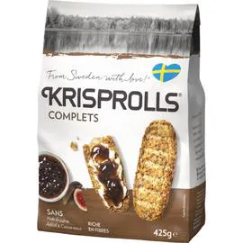 KRISPROLLS Petits pains complets 425g