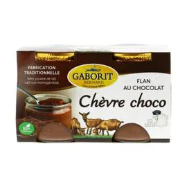 GABORIT Flan De Chèvre Au Chocolat Bio 250g