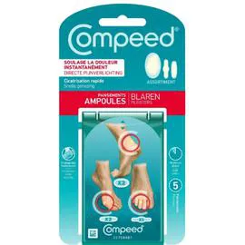 COMPEED Pansements assortiment pour ampoules x5