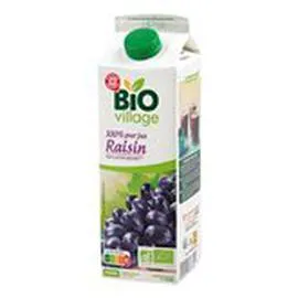 MARQUE REPÈRE, BIO VILLAGE Pur Jus de raisin Bio 1l