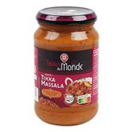 MARQUE REPÈRE, TABLES DU MONDE Sauce Tikka Massala 350g