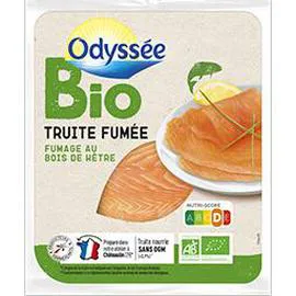 ODYSSÉE BIO Truite fumée BIO 100g