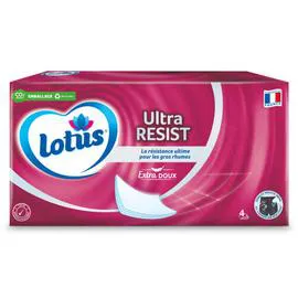 LOTUS Mouchoirs Boîte Ultra Resist x72