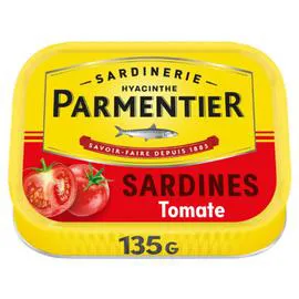 PARMENTIER Sardines tomate 135g