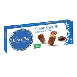 GAVOTTES Biscuits crêpe dentelle chocolat au lait 90g
