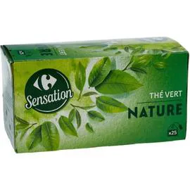 CARREFOUR SENSATION Thé vert nature 35g