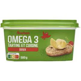 AUCHAN Margarine oméga 3 doux 500g