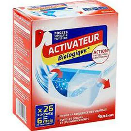 AUCHAN Activateur biologique fosses septiques & toutes eaux x26