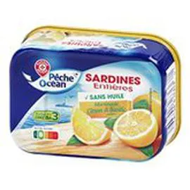 MARQUE REPÈRE, PÊCHE OCÉAN Sardines Citron basilic 135g