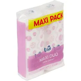 CARREFOUR SOFT Coton ovales Maxi Duo 2x80