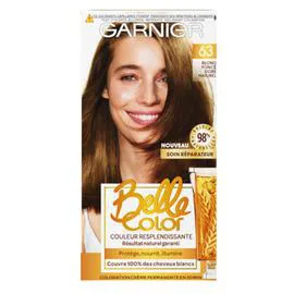 GARNIER, BELLE COLOR Coloration Cheveux Permanente 63 Blond Foncé Doré Naturel l'unité