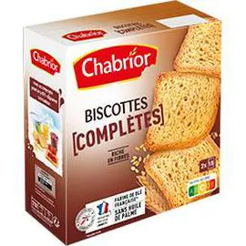 CHABRIOR Biscottes complètes 300g