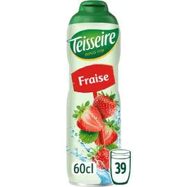 TEISSEIRE Sirop fraise 60cl