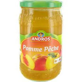 ANDROS Dessert fruitier pomme pêche 730g