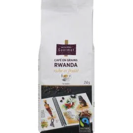 MONOPRIX GOURMET Café En Grains Du Rwanda, Riche Et Fruité, Pur Arabica 250g