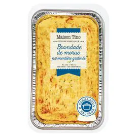 MAISON TINO Plat cuisiné brandade de morue 800g