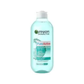 GARNIER, SKINACTIVE Eau Micellaire Tout en 1 Peaux Mixtes à Grasses PureActive 400ml