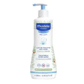 MUSTELA Lait de toilette bébé sans rinçage à l'avocat Bio 500ml