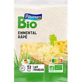 PÂTURAGES BIO Emmental râpé BIO 200g