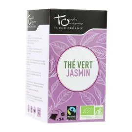 TOUCH ORGANIC Thé Vert au Jasmin Bio Sachet x24 48g