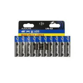 CARREFOUR Piles Maxipack 20Pcs Lr6/Aa x20