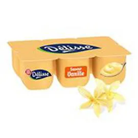 MARQUE REPÈRE, DÉLISSE Crème dessert Delisse Vanille 6x125g
