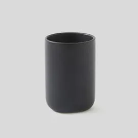 MONOPRIX Maison Porte Brosse À Dent En Céramique - Noir Mat l'unité