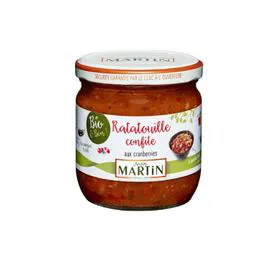 JEAN MARTIN Ratatouille confite aux cranberries bio 360g