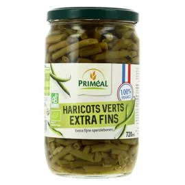 PRIMEAL Haricots Verts Extra Fins Bio 720ml