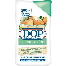 DOP Gel douche Crème Parfum Amande 1/4 De Crème Hydratante 290ml