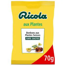 RICOLA Bonbons aux plantes s/sucres 70g