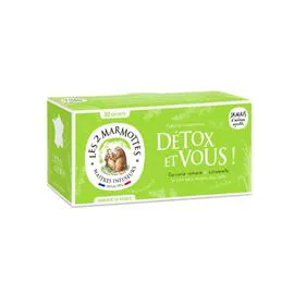 LES 2 MARMOTTES Infusion détox et Vous 50g