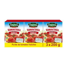PANZANI Sauce Tomacouli nature 3x200g