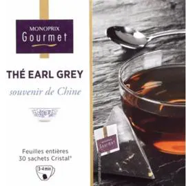 MONOPRIX GOURMET Thé Earl Grey, Souvenir de Chine 60g
