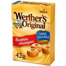 WERTHER'S Bonbons à la crème sans sucres 42g