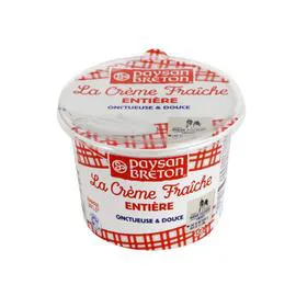PAYSAN BRETON Crème Fraiche Epaisse Onctueuse Et Douce 30% Mat.Gr. 45cl