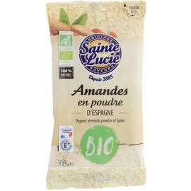 SAINTE LUCIE Amandes bio poudre 125g