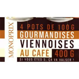 MONOPRIX Gourmandises Viennoises au café 400g