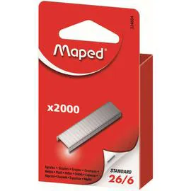 MAPED 2000 Agrafes Standard N°26/6 l'unité