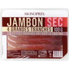 MONOPRIX Jambon sec 100g