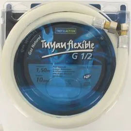  Tréfilaction Tuyau flexible gaz naturel 10A 1,5m l'unité