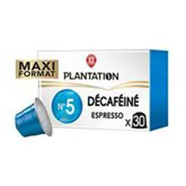 MARQUE REPÈRE, PLANTATION Capsules café Décaféiné n°5 - x30 156g
