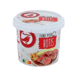AUCHAN Fond pour rôtis déshydraté avec bec verseur 110g