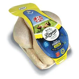 VOLAILLES DE LICQUES Poulet jaune fermier entier label rouge 1,5kg