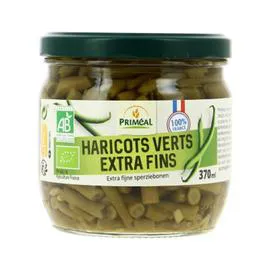 PRIMEAL Haricots Verts Extra Fins Bio 330g