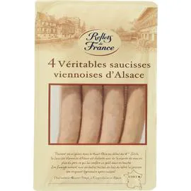 REFLETS DE FRANCE Saucisses viennoises d'Alsace 240g