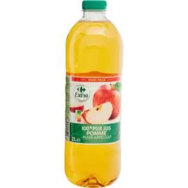 CARREFOUR EXTRA Jus de pomme 100% pur jus 2l