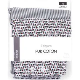 MONOPRIX HOMME Lot de 2 caleçon L l'unité