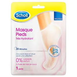 SCHOLL Masque Pieds Très hydratant l'unité